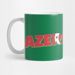 Azerbaijan Vintage style retro souvenir Mug